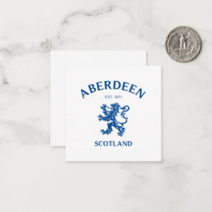 CARTE DE CORRESPONDANCE ABERDEEN