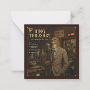 Carte De Correspondance Album Bing Thrushby : une parodie