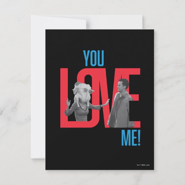Carte De Correspondance AMIS™ | Citation You Love Me (Devant)