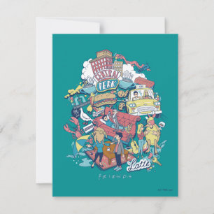 Carte De Correspondance AMIS™   Collage de dessin