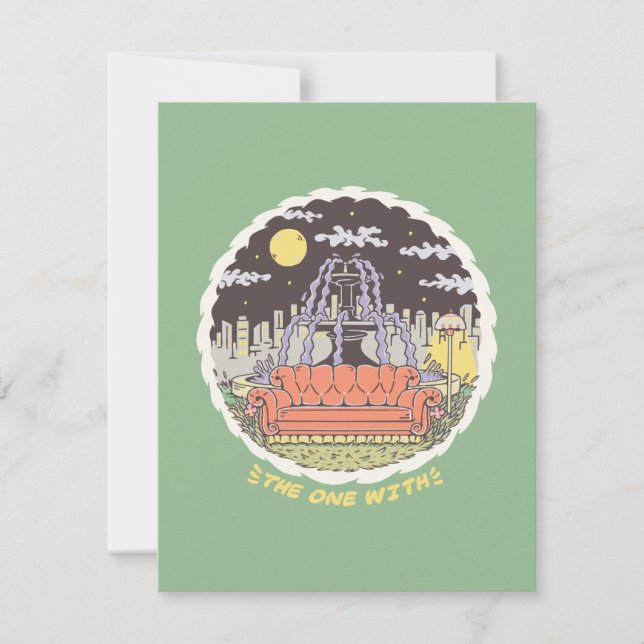 Carte De Correspondance AMIS™ | Fontaine de dessin (Devant)