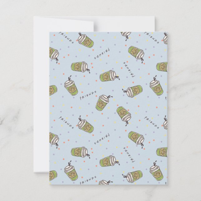 Carte De Correspondance AMIS™ | Polka Dot Central Perk Motif (Devant)