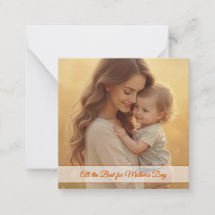 Carte De Correspondance Amour de la Fête des Mères - Un moment de joie pur