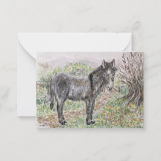 Carte De Correspondance âne