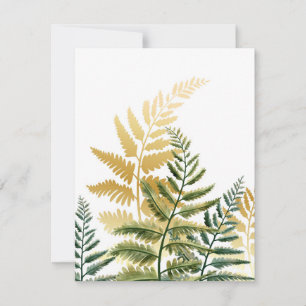 Carte De Correspondance Aquarelle Arbres 1