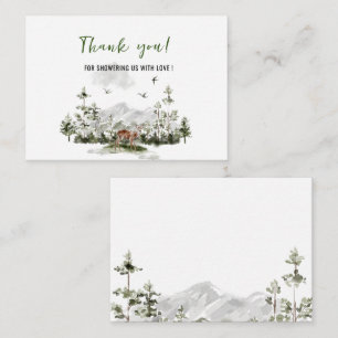 Carte De Correspondance Aquarelle Élégante Fête des mariées des animaux de
