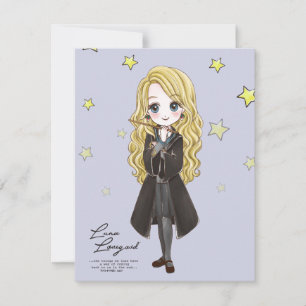 Carte De Correspondance Aquarelle Magique Luna Lovegood