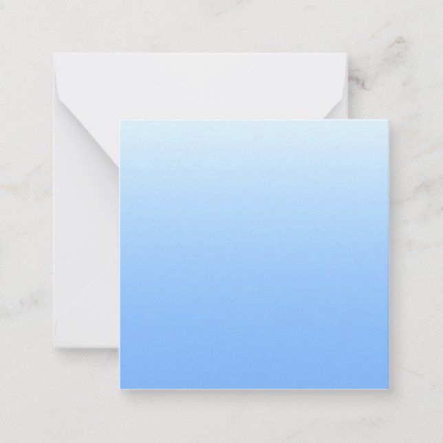 Carte De Correspondance Arrière - plan bleu pâle (Devant)