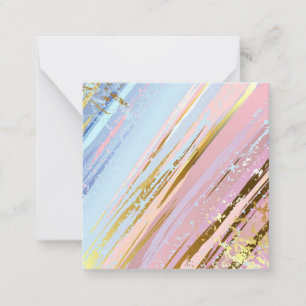 Carte De Correspondance Arrière - plan rose texturé