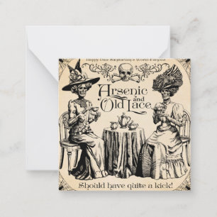 Carte De Correspondance Arsenic et Vieille Dentelle