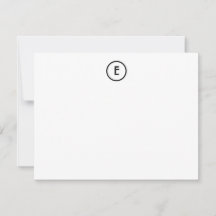 Art Déco initiale monogramme vintage élégant plat