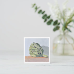 Carte De Correspondance Artichoke Still Life