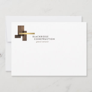 Carte de correspondance avec logo de l'entreprise