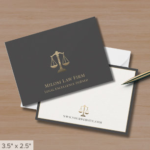 Carte De Correspondance Avocat juridique - Scales juridiques de la justice