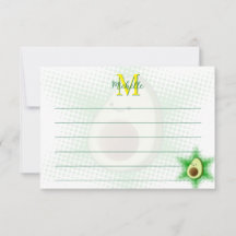 Avocat Superstar Monogramme Personnalisé Ligné