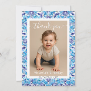 Carte De Correspondance Baby-Shower Citron Jaune Bleu Côte Amalfitaine