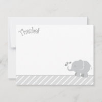 Baby-Shower Éléphant Gris Moderne