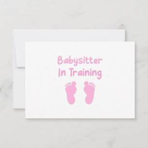 Carte De Correspondance Babysitter En Formation