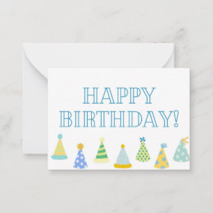 Carte De Correspondance Balise/carte d'anniversaire pour garçons