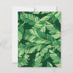 Carte De Correspondance Banane Feuille 2