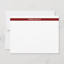 Carte De Correspondance Bande de Couleur Moderne Professionnelle Technique