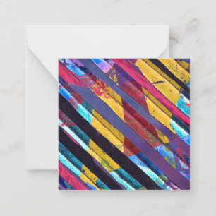 Carte De Correspondance Bandes textiles