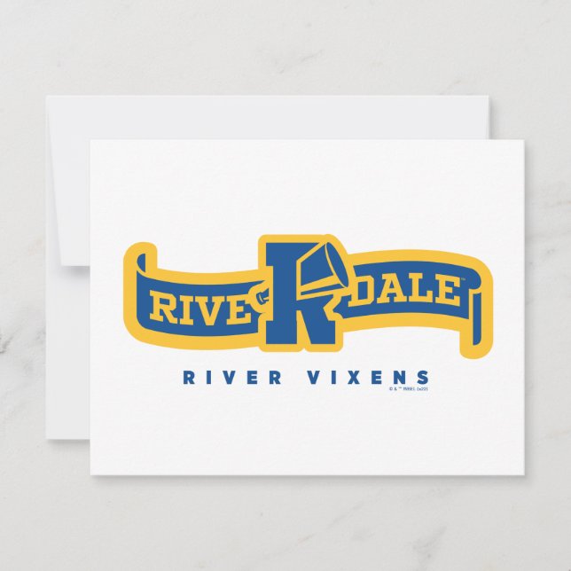 Carte De Correspondance Bannière Riverdale River Vixens (Devant)