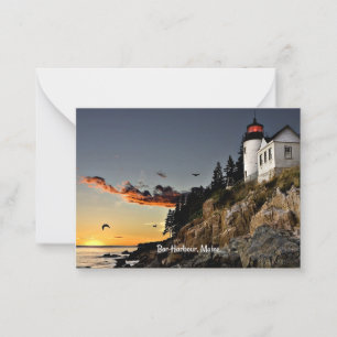 Carte De Correspondance Bar Harbour, Maine Photo pittoresque