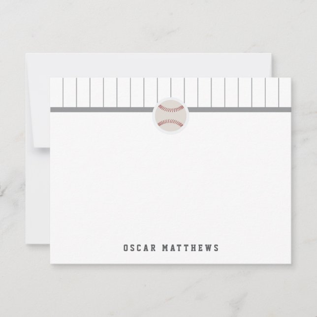 Carte De Correspondance Baseball (Devant)