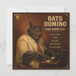 Carte De Correspondance Bats Domino Album : une parodie