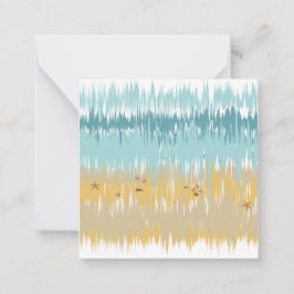 Carte De Correspondance Beach wave