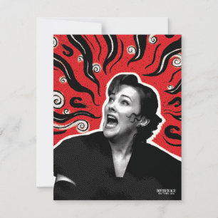 Carte De Correspondance Beetlejuice   Delia Deetz
