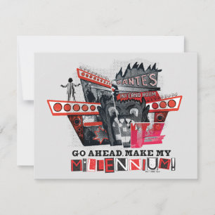 Carte De Correspondance Beetlejus   Aller de l'avant faire mon millénaire