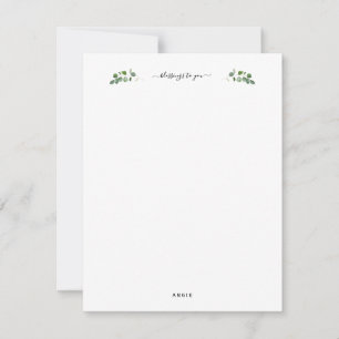 Carte De Correspondance Bénédiction pour vous Nom personnalisé