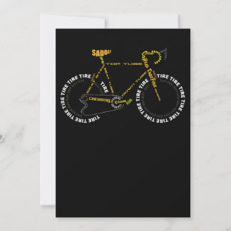 Carte De Correspondance Bicycle Anatomie Mignonne Cyclisme Est Cadeau Vie