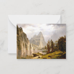 Carte De Correspondance Bierstadt - Rivière Merced, Vallée de Yosemite