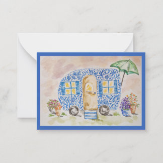 Carte De Correspondance Bloomside Getaway Flat Note Card