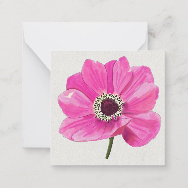 Carte De Correspondance Blush Bloom Notecard  (Devant)