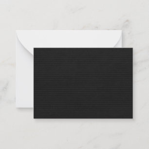 Carte De Correspondance Boîtier décoré en papier noir