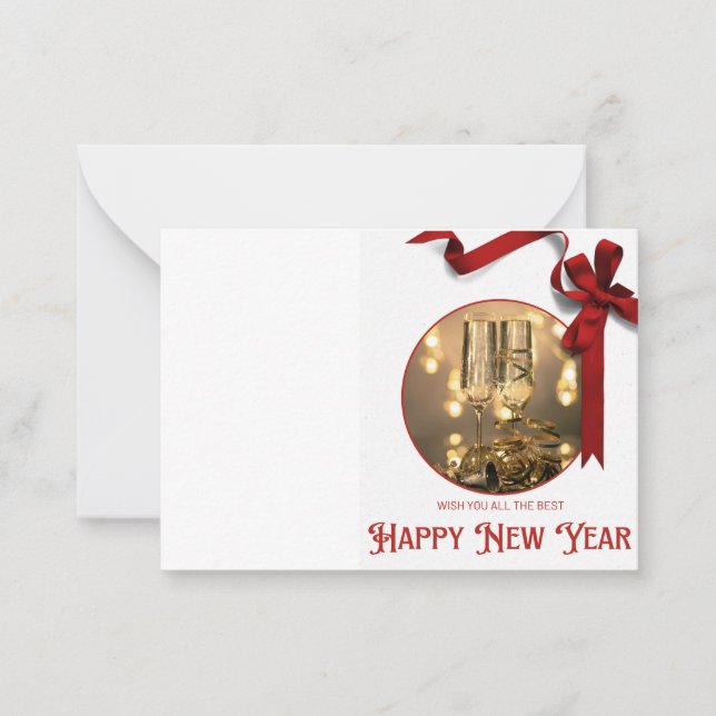 Carte De Correspondance Bonne année (Devant)