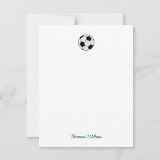 Carte De Correspondance Boule de football personnalisée