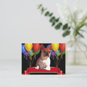 Carte De Correspondance Bouledogue français ballon French Bulldog