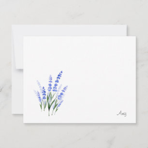Carte De Correspondance Bouquet de lavande aquarelle