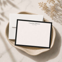 Boutique de Luxe Minimaliste Élégant Noir/Ivoire