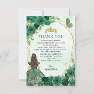 Carte De Correspondance Budget Green Gold Princess Mis Québec Merci