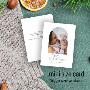 Carte De Correspondance Budget MINI TAILLE photo de famille Noël