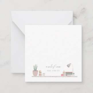 Carte De Correspondance Bureau de l'enseignant