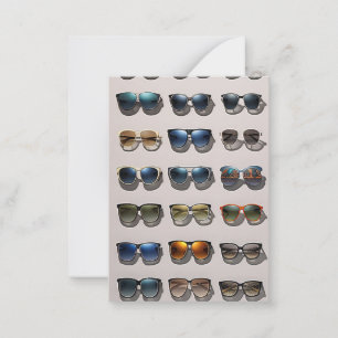 Carte De Correspondance Cadeau à thème lunettes de soleil