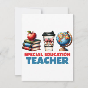 Carte De Correspondance Cadeau pour enseignant   Enseignant en éducation s