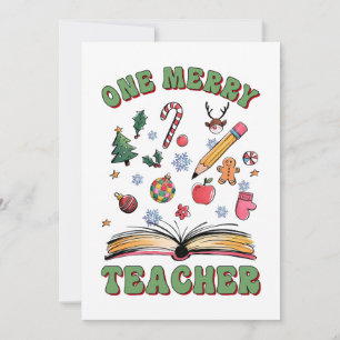 Carte De Correspondance Cadeau pour Enseignant   Un Enseignant Joyeux